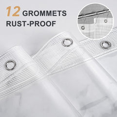 AmazerBath waterproof liner sheds water and helps keep floors dry.