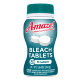 AMAZE packaging for Meadow Scent bleach tablets highlights eco-friendly cleaning.