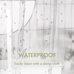 AmazerBath rustproof metal grommets ensure durable, easy installation.