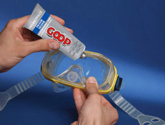 Amazing GOOP Marine Adhesive cures to form a tight, flexible waterproof seal.