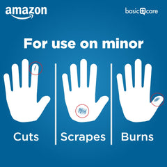 Non-stick pad close-up highlights cushioned protection for delicate wounds.