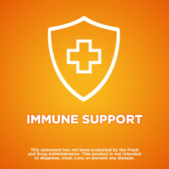 Amazon Basic Care citrus chewable tablets closeup, highlighting refreshing flavor and easy daily use.
