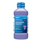 Amazon Basic Care grape electrolyte bottle supports quick hydration for daily needs