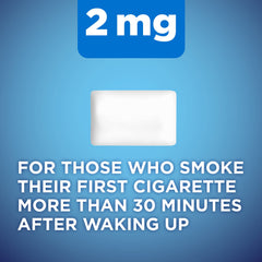 Amazon Basic Care ice mint gum with soft core provides intense flavor.