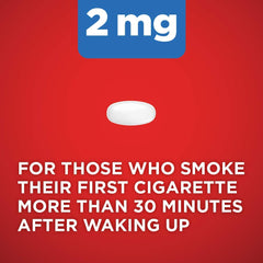 Amazon Basic Care mini nicotine lozenge cherry ice lozenge, ready for quick use.