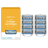 Amazon Basics 5-Blade MotionSphere razor refills deliver smooth, close shaves.
