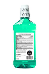 Close-up of the mint flavor label signaling refreshing taste and oral care.
