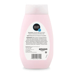 Amazon Basics Baby Lotion bottle with light fragrance for daily use.
