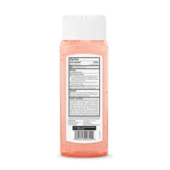 Amazon Basics Clarifying Pink Grapefruit Body Wash bottle pour for a refreshing cleanse.