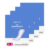 Amazon Basics Daily Pantiliner extra long unscented for daily protection and light leaks