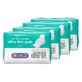 Amazon Basics overnight pad with Flexi-Wings provides secure overnight wear.