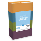 Amazon Basics facial tissue 2-ply box front for tidy everyday use