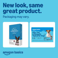 Amazon Basics six-dose package for medium dogs ready for monthly protection