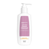 Amazon Basics Gentle Exfoliating Face Wash bottle showing gentle exfoliation for daily renewal