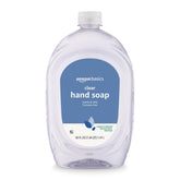 Amazon Basics Gentle & Mild Clear Hand Soap Refill bottle for daily hand cleansing
