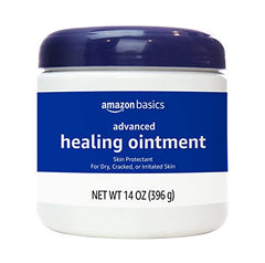 Amazon Basics Healing Ointment lip application, moisturizes and protects chapped lips