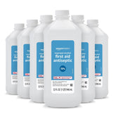 Amazon Basics 70% isopropyl alcohol bottle-pack shown for home first aid use