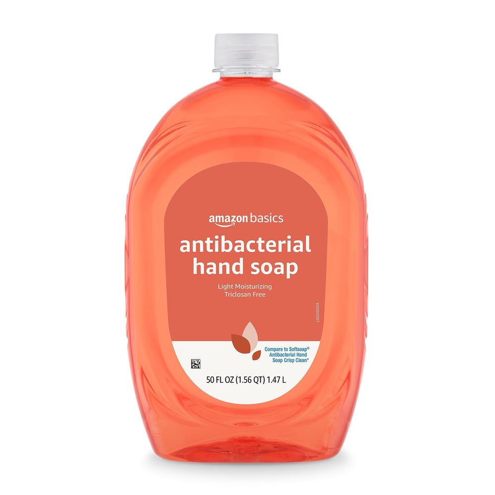 Amazon Basics liquid hand soap refill bottle pour for easy refills