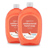 Amazon Basics liquid hand soap refill bottles with citrus scent for everyday use.