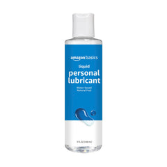 Amazon Basics Liquid Personal Lubricant bottle — easy cleanup and fragrance-free formula
