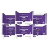 Amazon Basics Makeup Remover Wipes pack front shows six pack convenience