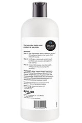Vitamin E ingredient close-up on Amazon Basics Moisture Rich Conditioner highlights conditioning benefits for damaged hair.