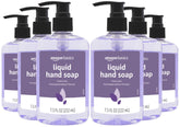 Amazon Basics Original Fresh Hand Soap bottle front view shows clean lather ready for use