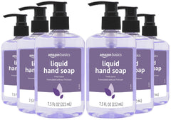 Amazon Basics Original Fresh Hand Soap bottle front view shows clean lather ready for use