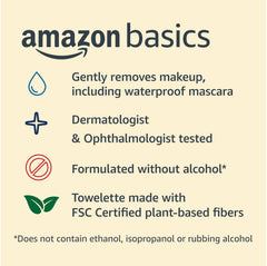 Eco-friendly FSC-certified cloths and packaging by Amazon Basics