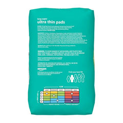 Amazon Basics pads with wings show a discreet, secure fit for busy days.
