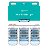 Amazon Basics MotionSphere pivot razor refill for contour-following shave.