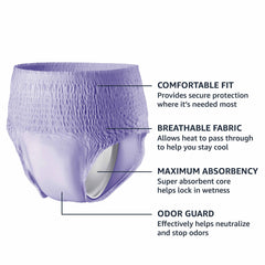 Amazon Basics cotton-enhanced topsheet underwear shows soft touch against skin