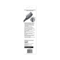 Amazon Basics soft toothbrush bristle closeup shows VibraClean bristles for plaque removal