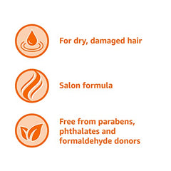 Amazon Basics conditioner on bathroom shelf ready for daily detangling.