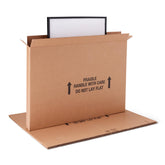 Amazon Basics TV moving box 50-inch top-loading design for safe transport