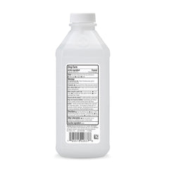 Amazon Basics unscented label closeup highlighting pure formula for sensitive uses