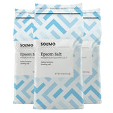 Solimo Epsom Salt Soak for a calming bath experience