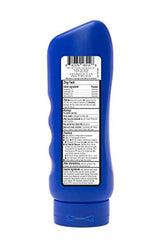 Solimo SPF 50 label close-up highlights fragrance-free, skin-friendly formula