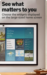 Amazon Echo Show 21 smart home dashboard for quick device control.