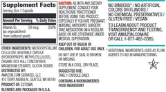 Close-up of Amazon Elements Vitamin D2 capsules, a vegan option.