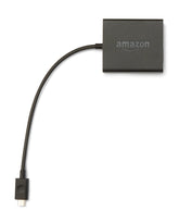 Amazon Ethernet Adapter connected to Fire TV for reliable wired streaming
