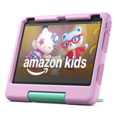 Amazon Fire HD 10 Kids tablet pink front view for confident learning on the go