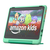 Amazon Fire HD 10 Kids Pro front view; ideal for at-home learning.