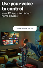 Amazon Fire TV Cube with built-in mic for hands-free voice control
