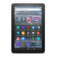 Amazon Fire HD 8 Plus 8-inch display offers sharp visuals for streaming and reading.