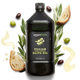 Amazon Fresh Italian EVOO bottle ideal for high-heat cooking.