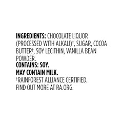 Amazon Grocery dark chocolate chunks melting over dessert for rich flavor.