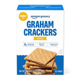 Amazon Grocery Honey Graham Crackers box front, family snack appeal