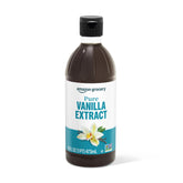 Amazon Grocery Pure Vanilla Extract 16 oz bottle for baking flavor