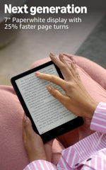 Amazon Kindle Paperwhite Signature Edition 32GB storage for a vast offline library